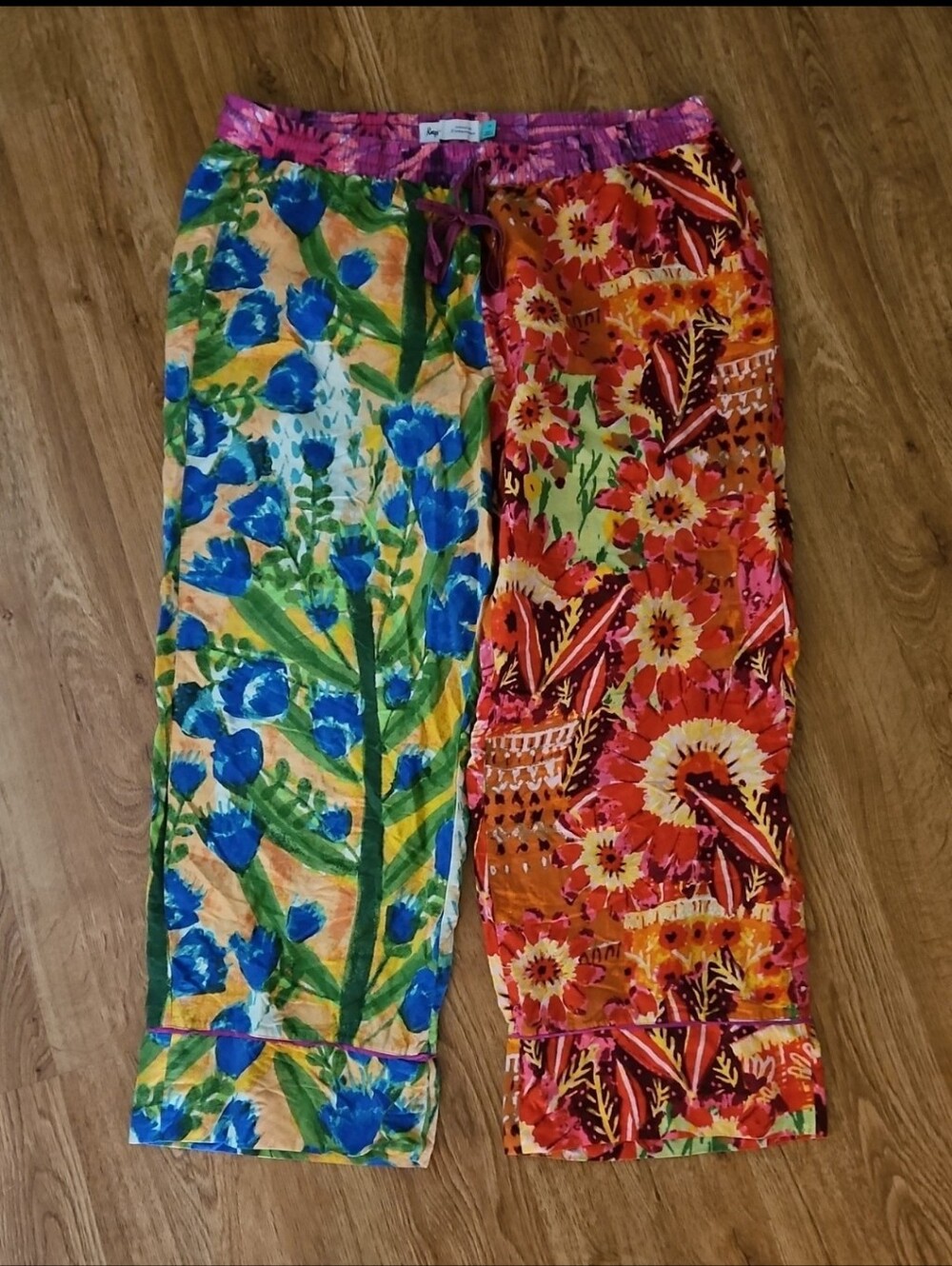 Anthropologie Roeqiya Fris Garden Bloom pajama pants